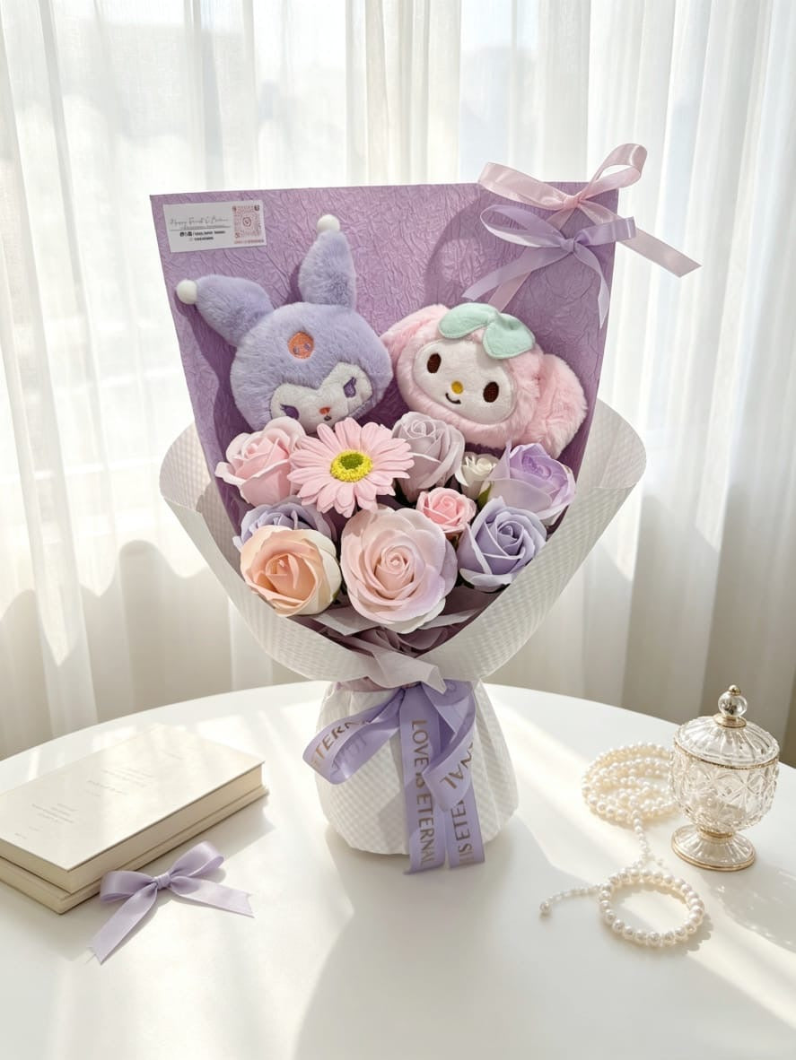 Kuromi & My Melody Bouquet