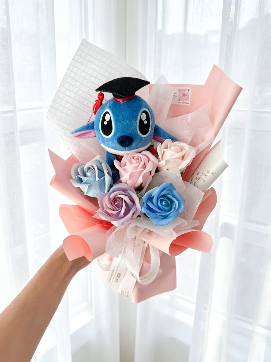 Stitch Graduation Bouquet | 史迪仔毕业花 SGB1
