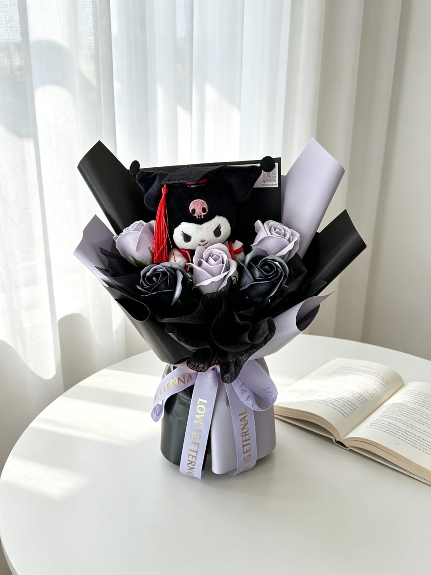 Kuromi Graduation Bouquet | 库洛米毕业花束 KGB1